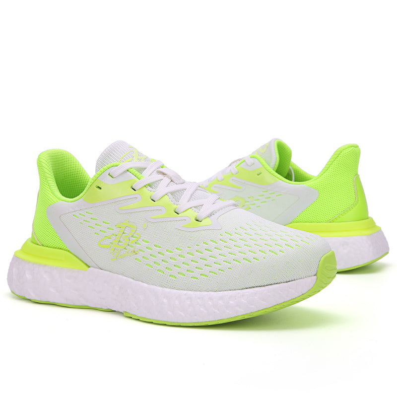 B LUCK SHOE Running Shoes with E-tpu Sole, LS288 WHITE
