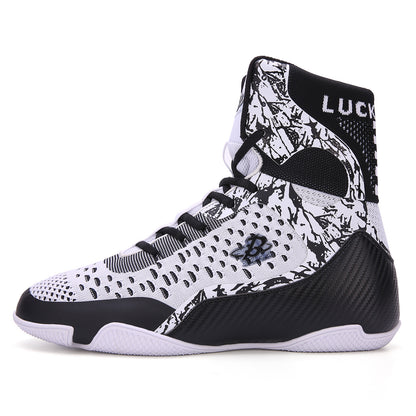 Men's Boxing Shoes Black LS198