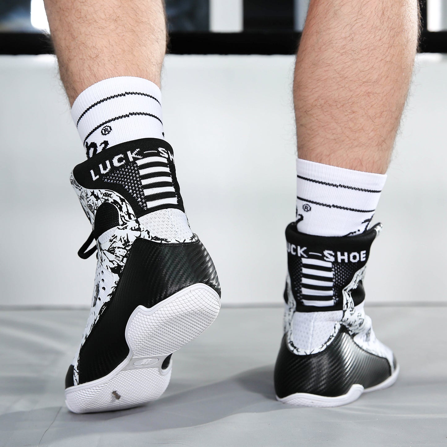 Men's Boxing Shoes Black LS198