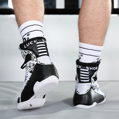 Men's Boxing Shoes Black LS198