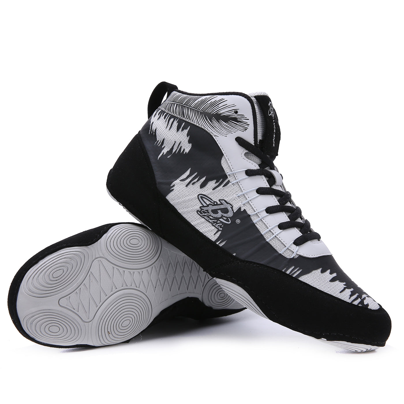 B LUCK SHOE Wrestling Shoes, Unisex Wrestling Boxing Shoes Breathable Weightlifting Shoe for Youth and Adult ls-178